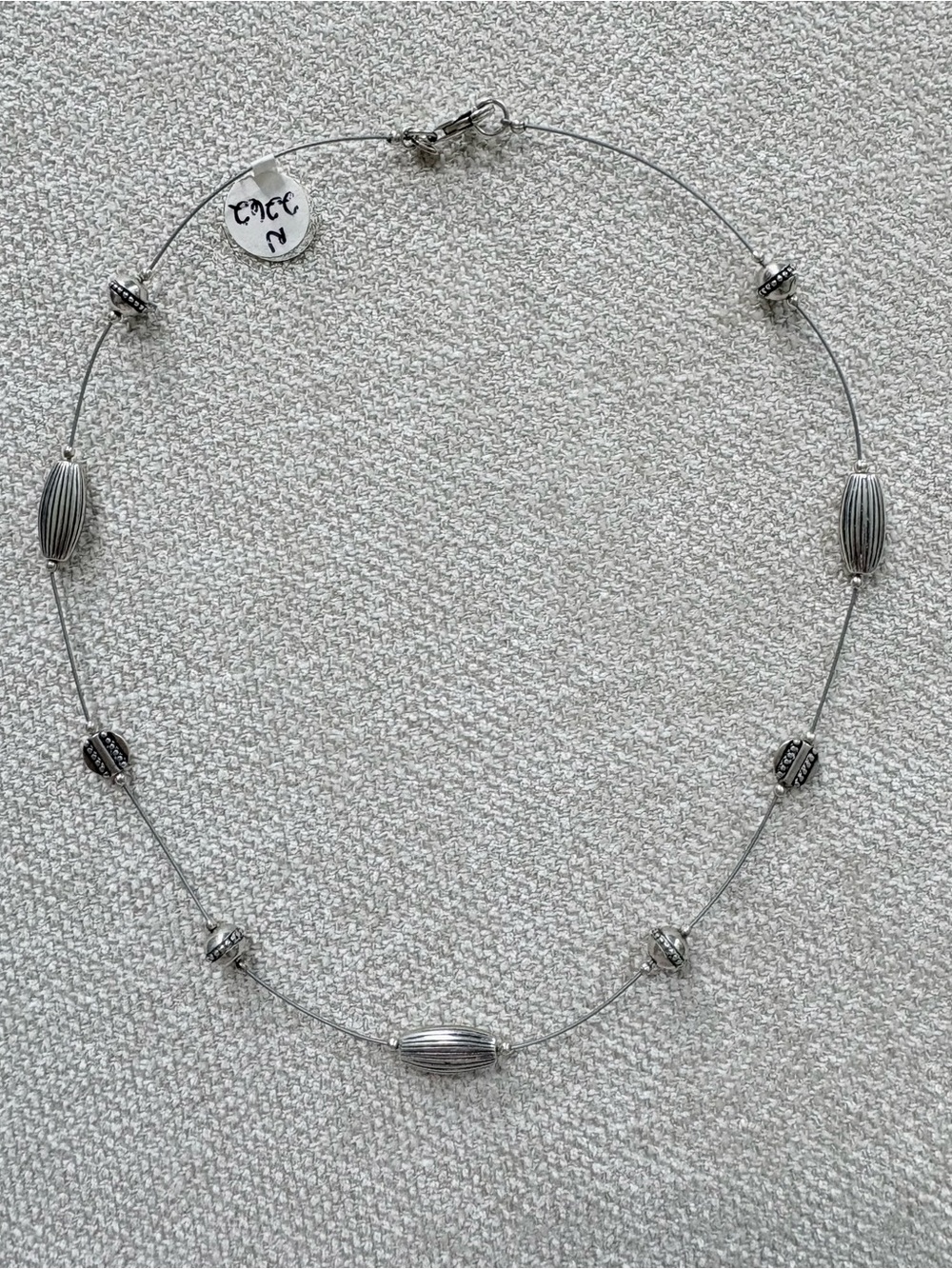Silpada .925 Sterling Silver Necklace with Silver Bead Accents, N2262